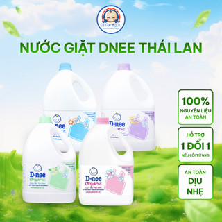 Nước Giặt Dnee Xuất Xứ Thái Lan Hương Thơm Dịu Nhẹ Độ pH Trung Tính Đánh Bay Vết Bẩn An Toàn Cho Bé