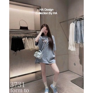 Áo Thun Nữ Màu Xanh Hoạt Hình QCCC Cao Cấp
