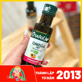 Dầu Tổng Hợp Omega 3-6-9 Ép Lạnh Crudolio 100ml – Dùng Cho Bé Ăn Dặm | Babymall & Care