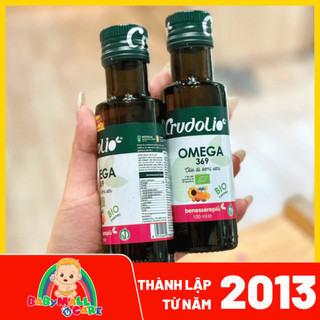 Dầu Tổng Hợp Omega 3-6-9 Ép Lạnh Crudolio 100ml – Dùng Cho Bé Ăn Dặm | Babymall & Care