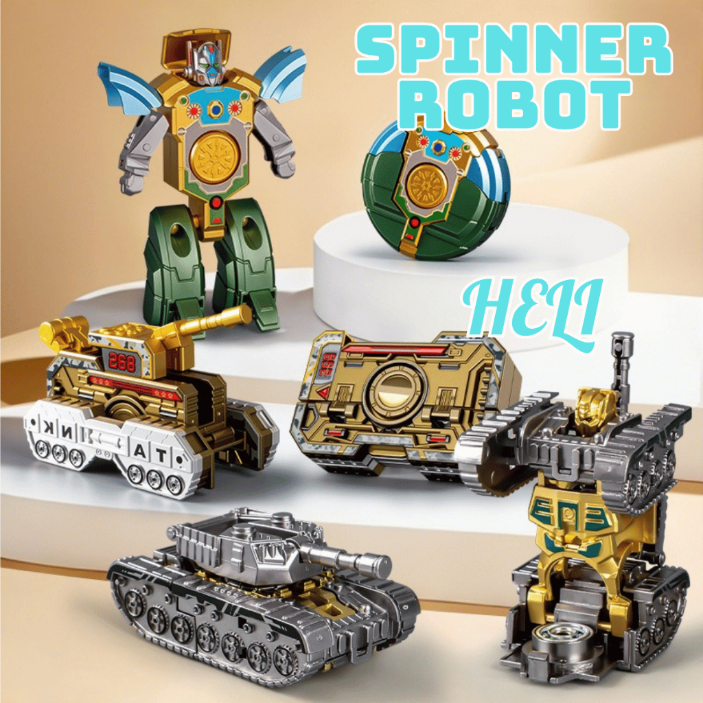 ĐỒ CHƠI FIDGET SPINNER ROBOT CON QUAY BIẾN HÌNH GIẢM CĂNG THẲNG NHỰA ...
