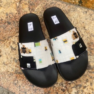 Dép Lê Nam Nữ Quai Ngang Chất Liệu JEAN cao Cấp Gắn Mác Vương Niệm HOTREN 2026 Đế PU Êm Mềm SIZE 36-43