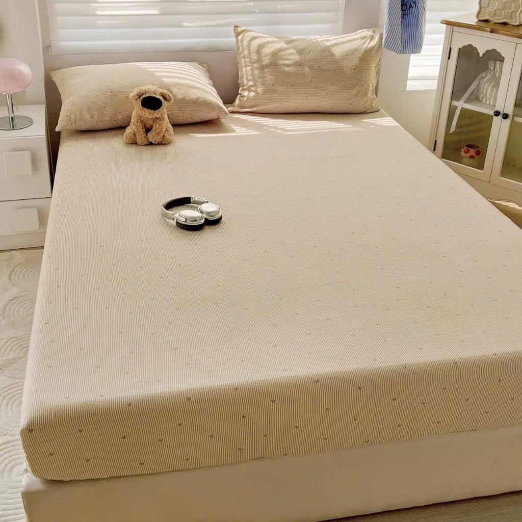 Ga giường ko kèm vỏ gối cotton icy mềm mát thoáng khí dùng cho mùa hè