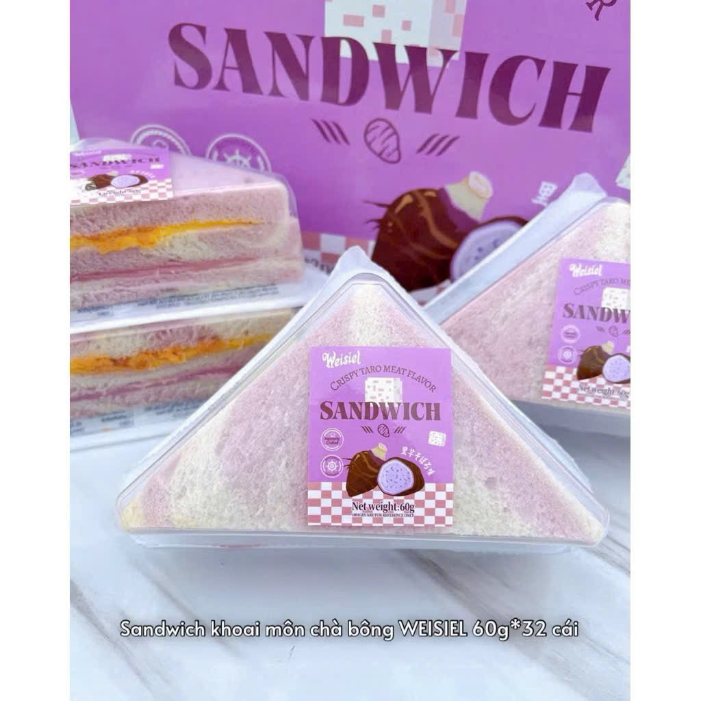 Hộp 6 Bánh) Sandwich Lúa Mạch Chà Bông Khoai | Shopee Việt Nam