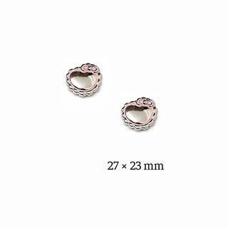 Set charm Hello Kitty barbie hồng bạc 11 chi tiết- Hàng vip xịn cao cấp đáng yêu gắn dép