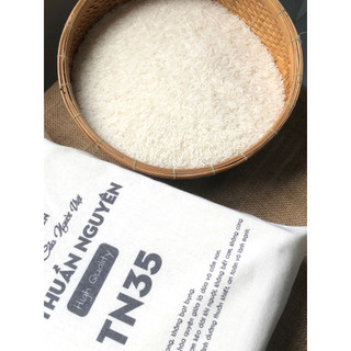 Gạo Dẻo Thơm Hạt Dài 5kg, Giàu Đạm Mềm Ngọt Cơm Ngon, Tơi Không Khô | Gạo Thuần Nguyên TN35