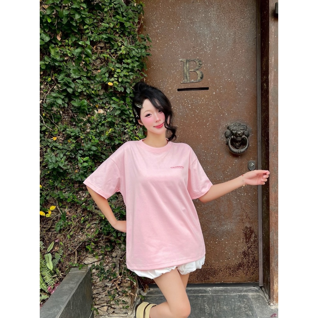 Áo Thun Boxy IN NỔI CKOR Premium Cotton 260gsm Dày Dặn Mềm Mịn Đứng Form Tay Lỡ Nam Nữ Cổ Tròn