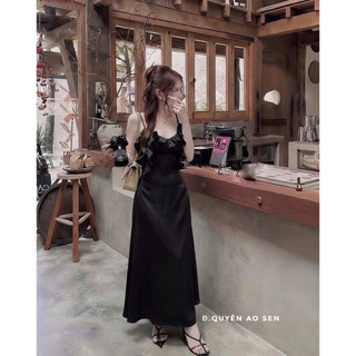 VÁY LỤA 2S BÈO VẠT DÁNG DÀI HOT HIT