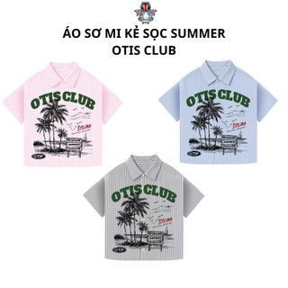 [ BST 2026] Áo sơ mi kẻ sọc Otis Club - Thiết kế sọc thời trang cho mùa hè