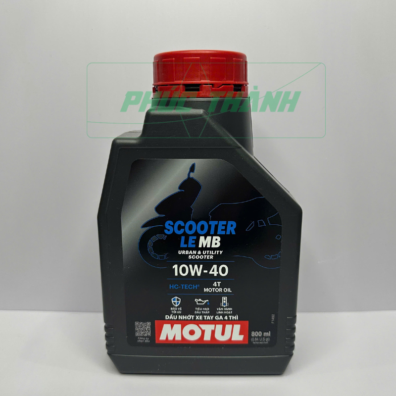 Dầu Nhớt Xe Tay Ga MOTUL SCOOTER LE 4T 10W40 800ml/1L - Chính Hãng