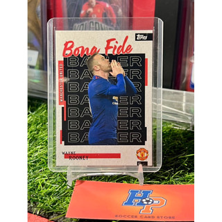 Thẻ bóng đá Wayne Rooney Bona Fide Baller Topps Manchester United Team Set 2025/26