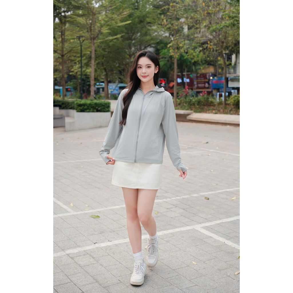 Áo Chống Nắng Thế Hệ Mới Anpha 360 chất ICE LẠNH,  UPF > 300, Áo Chống Nắng Chống Nóng Bảng Màu Pastel su lạnh BOOCHIC