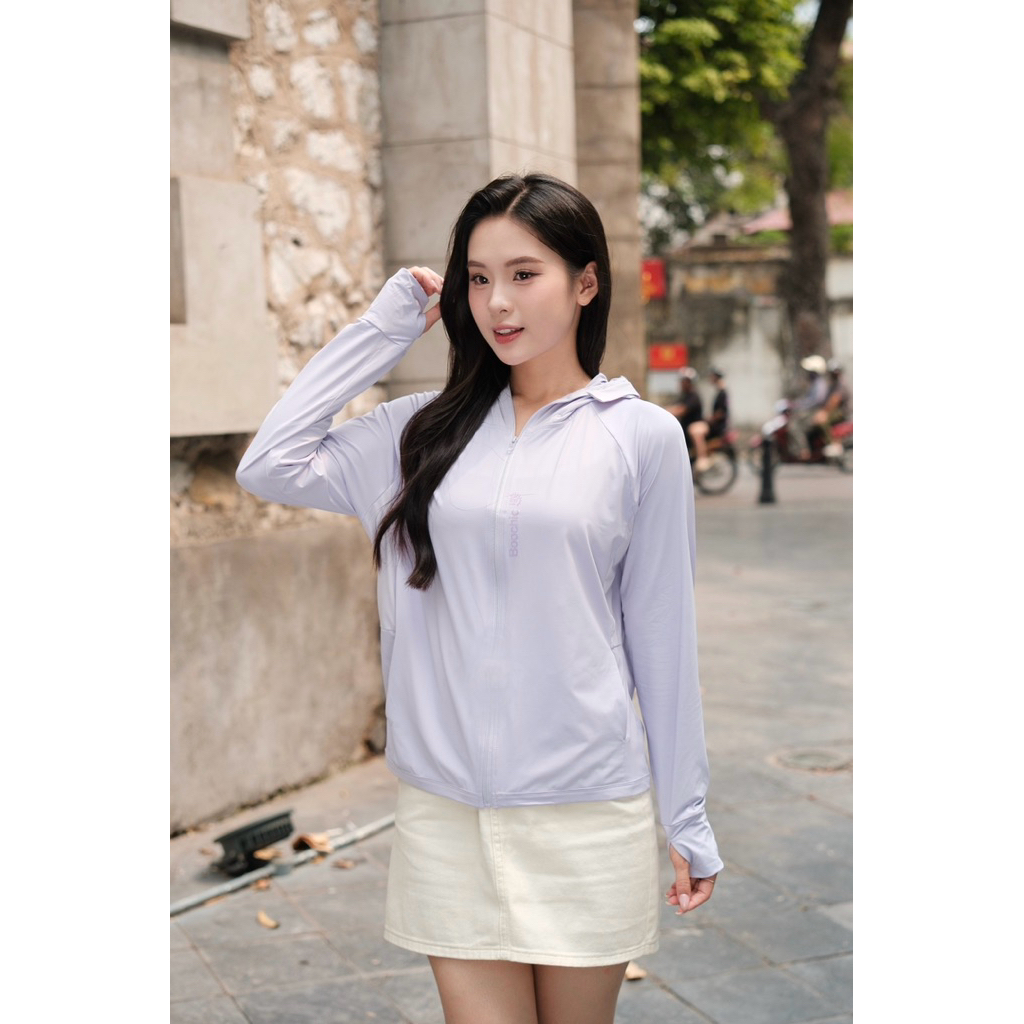 Áo Chống Nắng Thế Hệ Mới Anpha 360 chất ICE LẠNH,  UPF > 300, Áo Chống Nắng Chống Nóng Bảng Màu Pastel su lạnh BOOCHIC