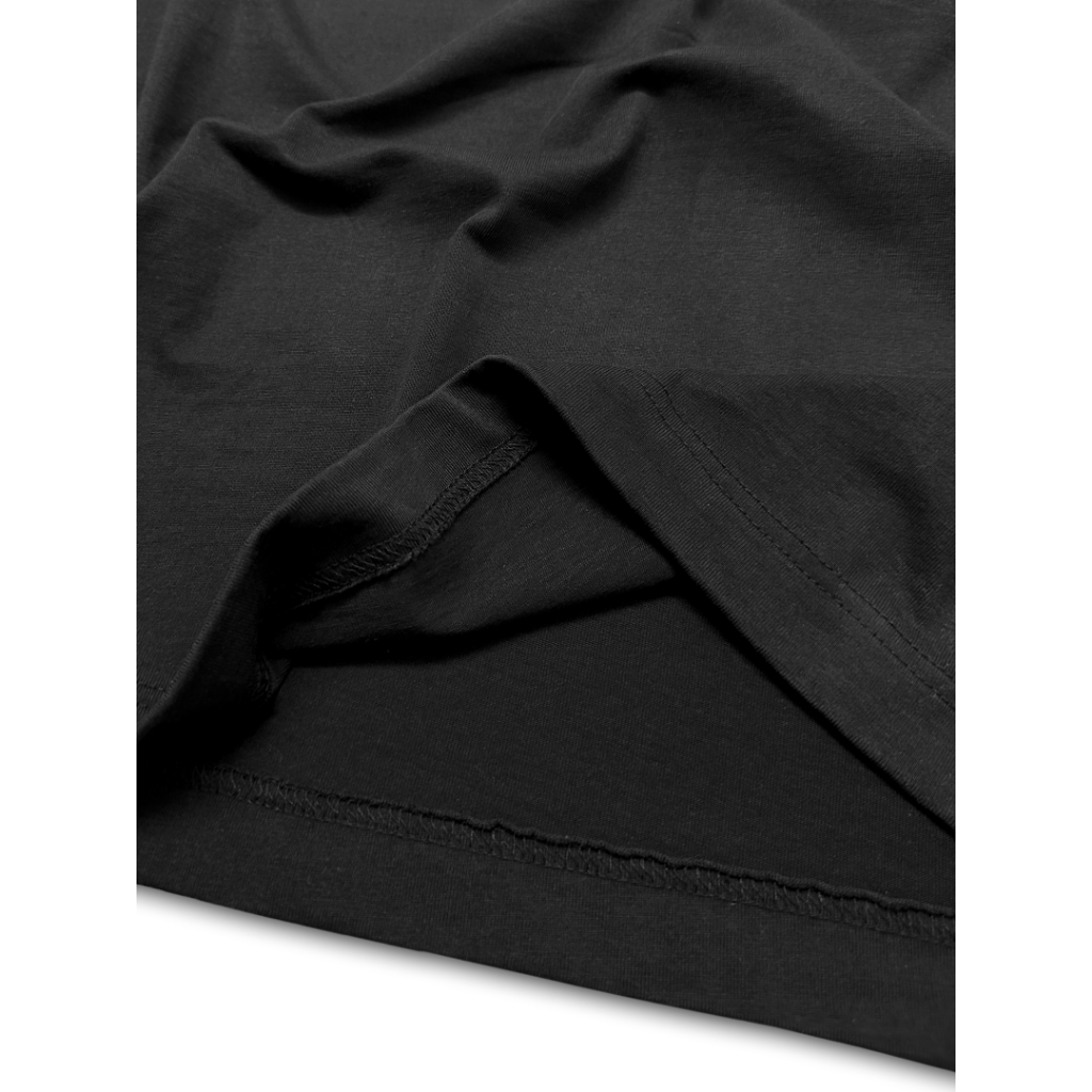 Áo thun BOXY Unisex DREVE " LOGO " // BLACK // 99 + 1% Cotton