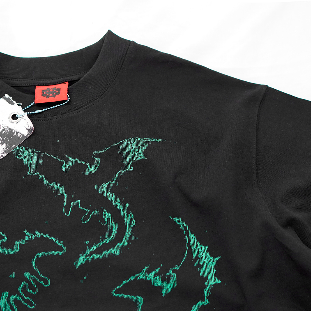 Áo thun BOXY Unisex DREVE " DRAGON " // BLACK // 100% Cotton