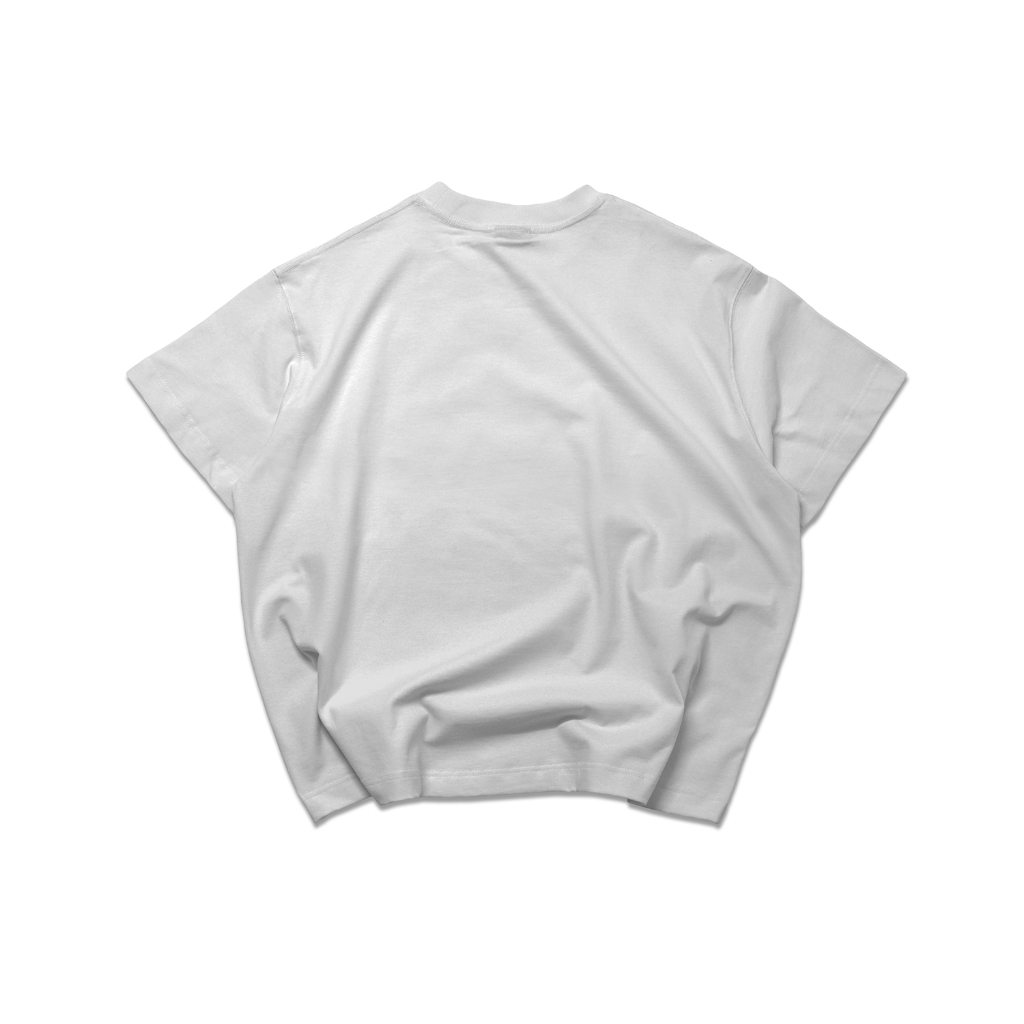Áo thun BOXY Unisex DREVE " DRAGON " // WHITE // 100% Cotton