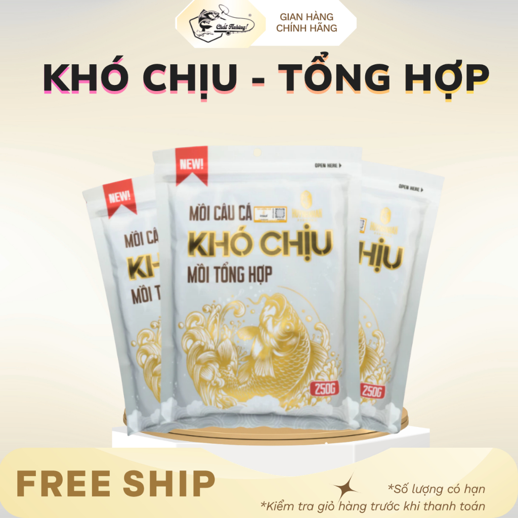 (Mua 5 Tặng 1) Mồi Câu Cá Khó Chịu, Cám Câu Cá Khó Chịu, Mồi Tổng Hợp, Tự Nhiên, Rô , Chép