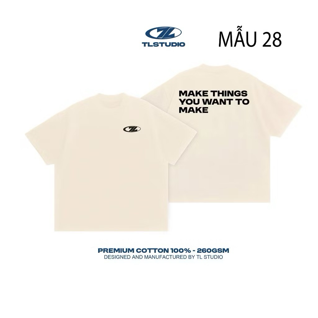 Áo thun oversize - 100% cotton - định lượng 250gsm