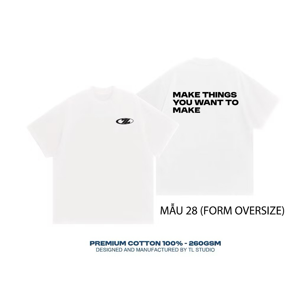 Áo thun oversize - 100% cotton - định lượng 250gsm