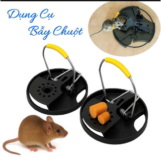 (Com bo 2 cái) Bẫy Chuột Kẹp, Bẫy Chuột Kẹp Thông Minh Dùng Bắt Chuột Siêu Nhạy, Dễ Dùng, Tái Sử Dụng Nhiều Lần