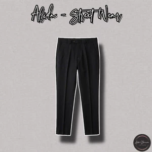 ⚡️[Hight Quality] Quần Âu Trơn Nam Nữ Alida Street Wear Pants - Màu Đen Tuyền Chất Liệu Cao Cấp Loại 1