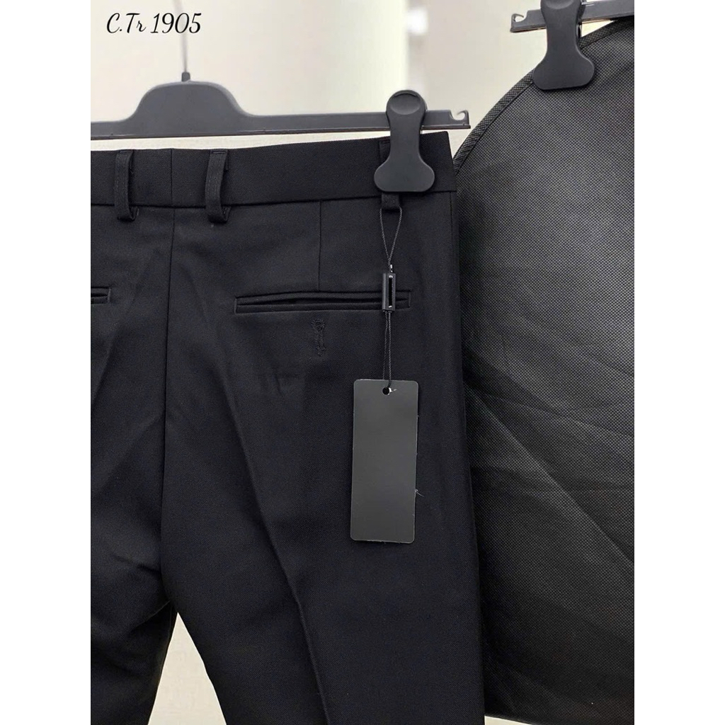 ⚡️[Hight Quality] Quần Âu Trơn Nam Nữ Alida Street Wear Pants - Màu Đen Tuyền Chất Liệu Cao Cấp Loại 1