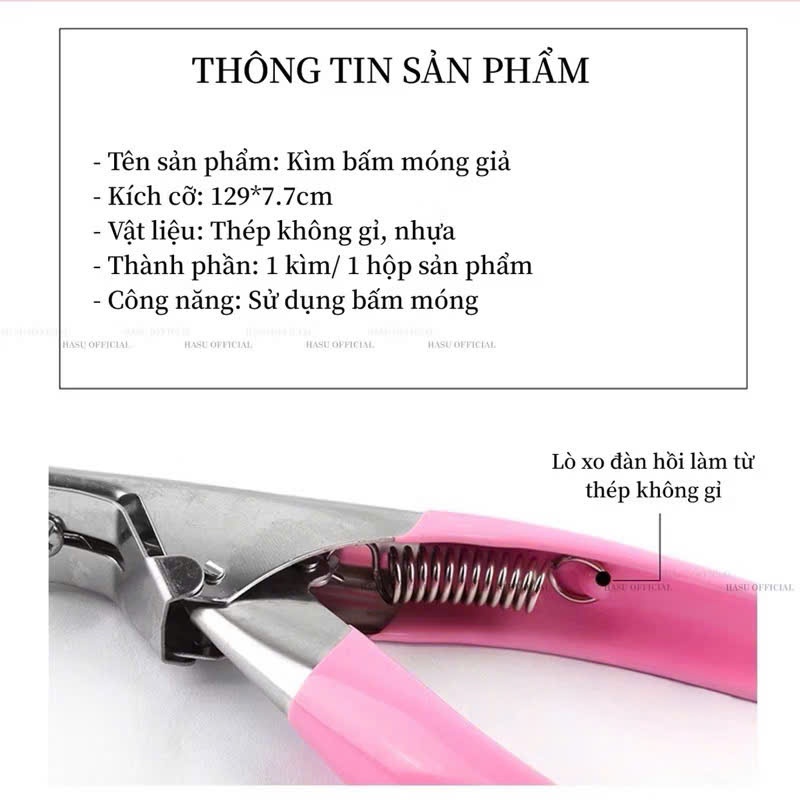 Kìm cắt móng giả - kìm bấm móng giả chuyên dụng