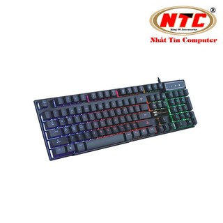 Bàn phím giả cơ R8 1822 chuyên Game tích hợp đèn led (Đen)