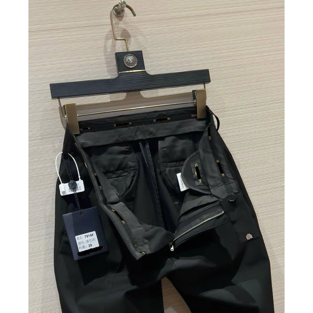 ⚡️[Hight Quality] Quần Âu Nam Nữ \/ Trouser Pants - Điểm Nhấn Tag Da 2 Bên Cao Cấp Đơn Giản