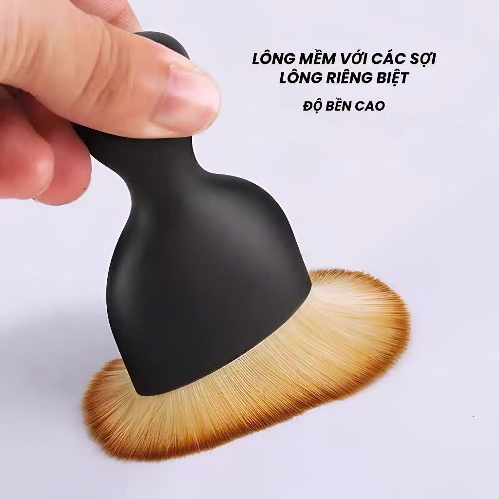 Chổi Cọ Quét Bụi Mini Đầu Cong Lông Mềm Vệ Sinh Nội Thất Ô Tô, Cọ Làm Sạch Khe Cửa Taplo Vô Lăng Tiện Lợi