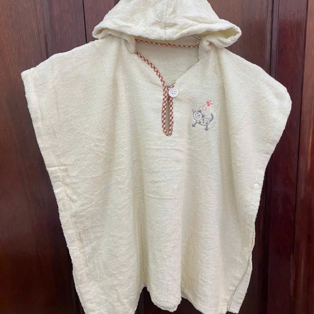 (BomoHouse) Khăn choàng tắm cho bé unisex dư xịn (<28 kg)