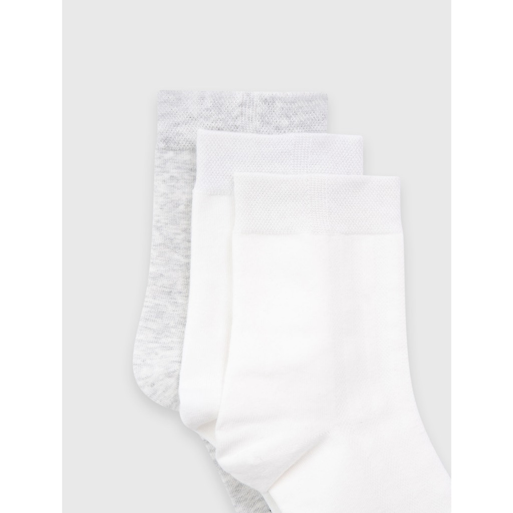 Pack 3 đôi tất nam CANIFA cổ cao chất liệu cotton thấm hút thoáng khí 8AX26A002