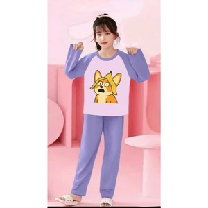 🌸 BỘ ĐỒ BÉ GÁI DÀI TAY – HÌNH CỰC ĐÁNG YÊU 🐱💕 DS713