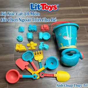 Đồ Chơi Xô Xúc Cát ToysLit – Bộ Đi Biển Hình Vịt, Cá Ngộ Nghĩnh Cho Bé Đi Biển, Dã Ngoại