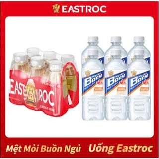 Lẻ: 1 chai điện giải Eastroc Water Boost vị bưởi/chanh/vitamin 24chai*555ml