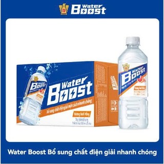 Lẻ: 1 chai điện giải Eastroc Water Boost vị bưởi/chanh/vitamin 24chai*555ml