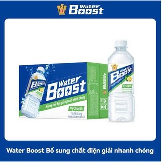 Lẻ: 1 chai điện giải Eastroc Water Boost vị bưởi/chanh/vitamin 24chai*555ml