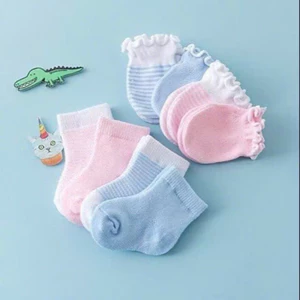 Sét bao chân,bao tay len nhiều mẫu cho bé sơ sinh
