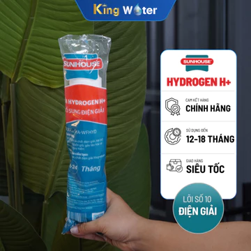 [HỎA TỐC] Lõi Điện Giải SUNHOUSE Hydrogen SHA-WFHYD - Lõi Số 10, Cấu Tạo Từ Than Hoạt Tính, Chất Điện Giải Magnesium