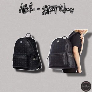 ⚡️[Hight Quality] Balo M 0 Nam Nữ Black Full Da Backpack - Điểm Nhấn Cư Phối Màu Đen Cao Cấp Loại 1