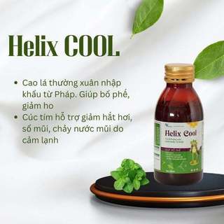 [🔥CHÍNH HÃNG] Siro Ho Helix Cool Giúp Bổ Phế, Trừ Ho, Giảm Khản Tiếng, Sổ Mũi - Chai 120ml