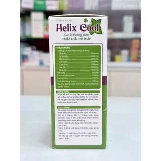 [🔥CHÍNH HÃNG] Siro Ho Helix Cool Giúp Bổ Phế, Trừ Ho, Giảm Khản Tiếng, Sổ Mũi - Chai 120ml