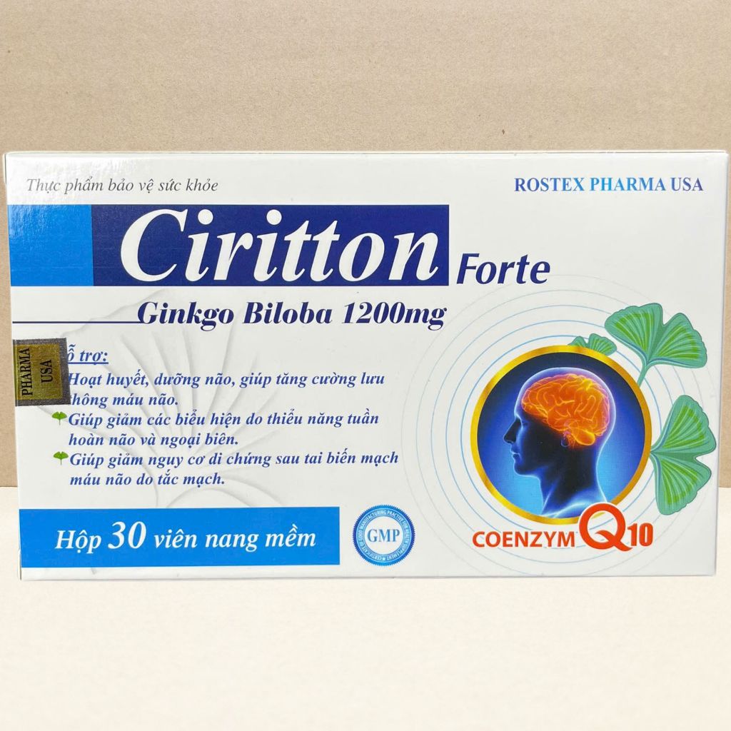 Ciritton Forte Xanh Dương - Rostex - Vinaphar -  Vitamin Chữa Lành