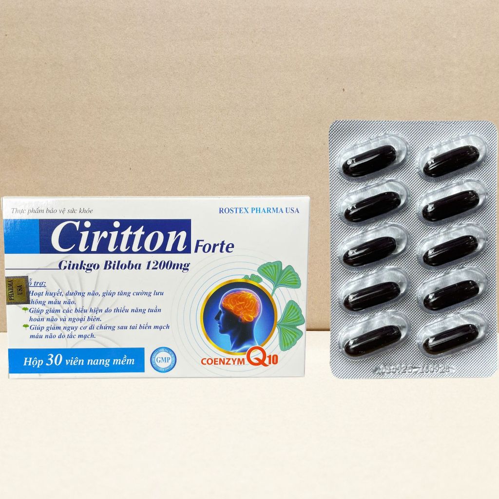 Ciritton Forte Xanh Dương - Rostex - Vinaphar -  Vitamin Chữa Lành