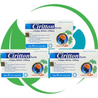 Combo 3 Hộp Ciritton Forte Xanh Dương - Rostex - Vinaphar - Vitamin Phục Hồi