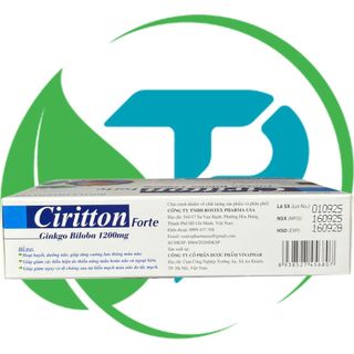 Ciritton Forte Xanh Dương - Rostex - Vinaphar -  Vitamin Phục Hồi