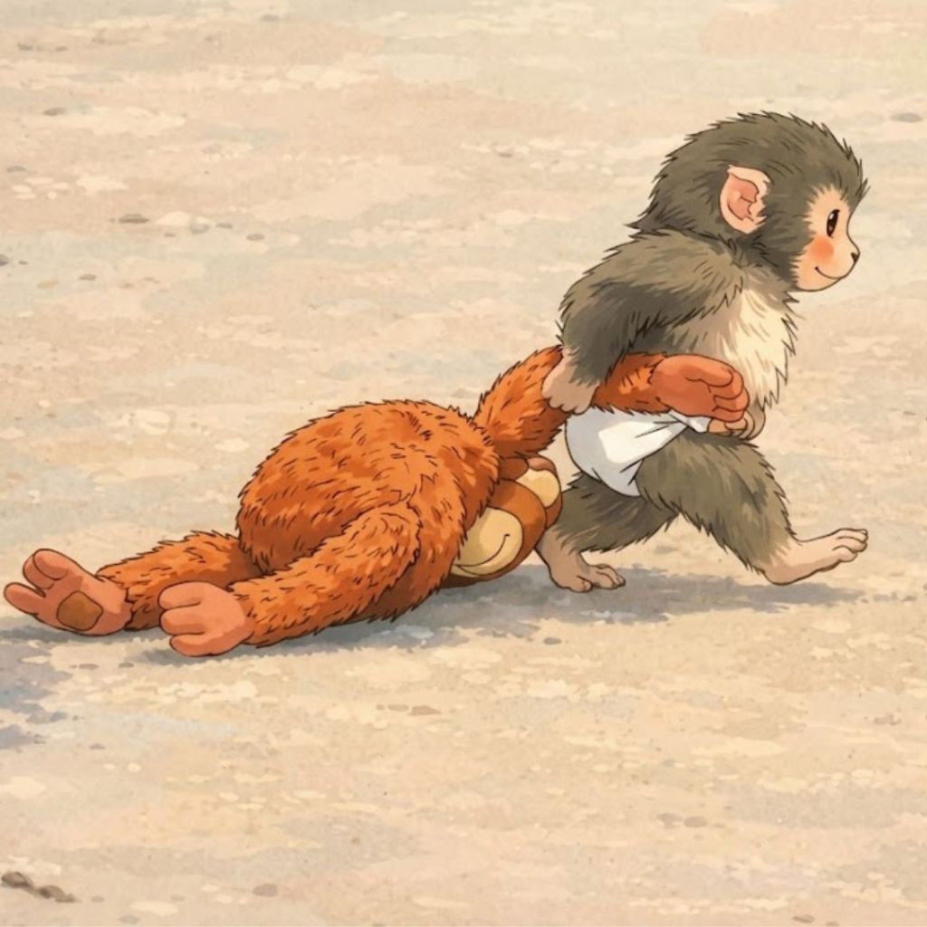 Gấu Bông Khỉ Đười Ươi Của Punch Siêu Đáng Yêu, Thú Nhồi Bông Khỉ Monkey Punch Quà Tặng Cho Bé,Bạn Gái Ôm Ấm Áp