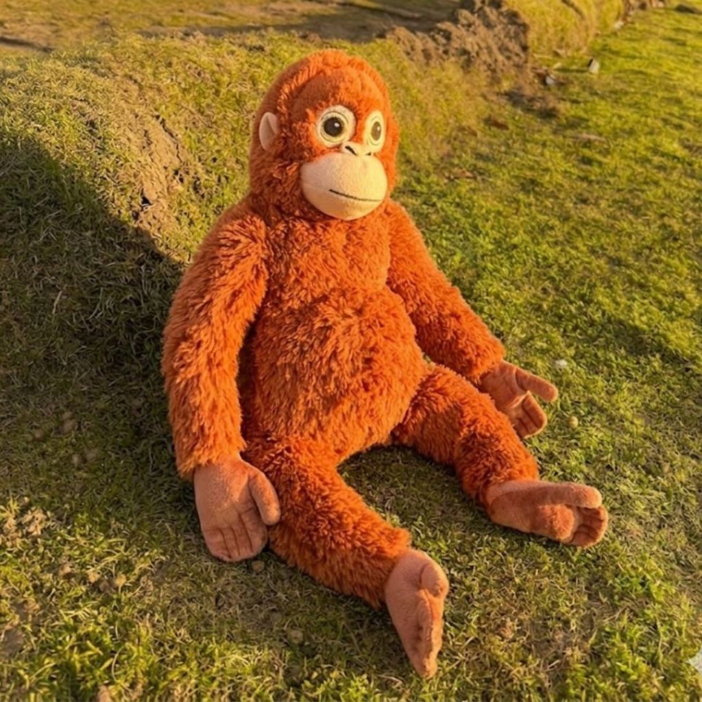 Gấu Bông Khỉ Mama Punch Ấm Áp, Thú Nhồi Bông Khỉ Monkey Punch Quà Tặng Dễ Thương Cho Bé