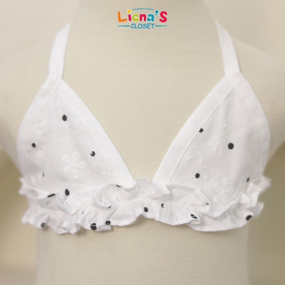 Đồ Bơi Bé Gái 2 Mảnh Bikini Họa Tiết Chấm Bi Sang Chảnh Cho Bé Đi Biển Liena's Closet