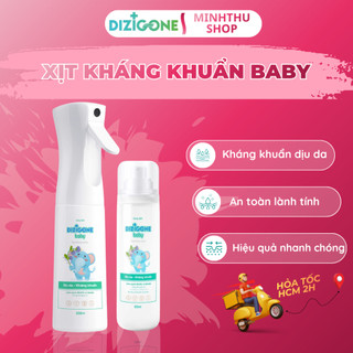 Xịt kháng khuẩn DIZIGONE Baby cho tay chân, đồ chơi, gặm nướu, bảo vệ sức khỏe bé yêu.
